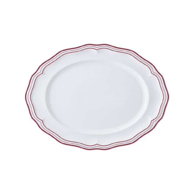 Steelite 62586FP818 Oval Platter 9.0" X 6.75" X 0.875" Adelina