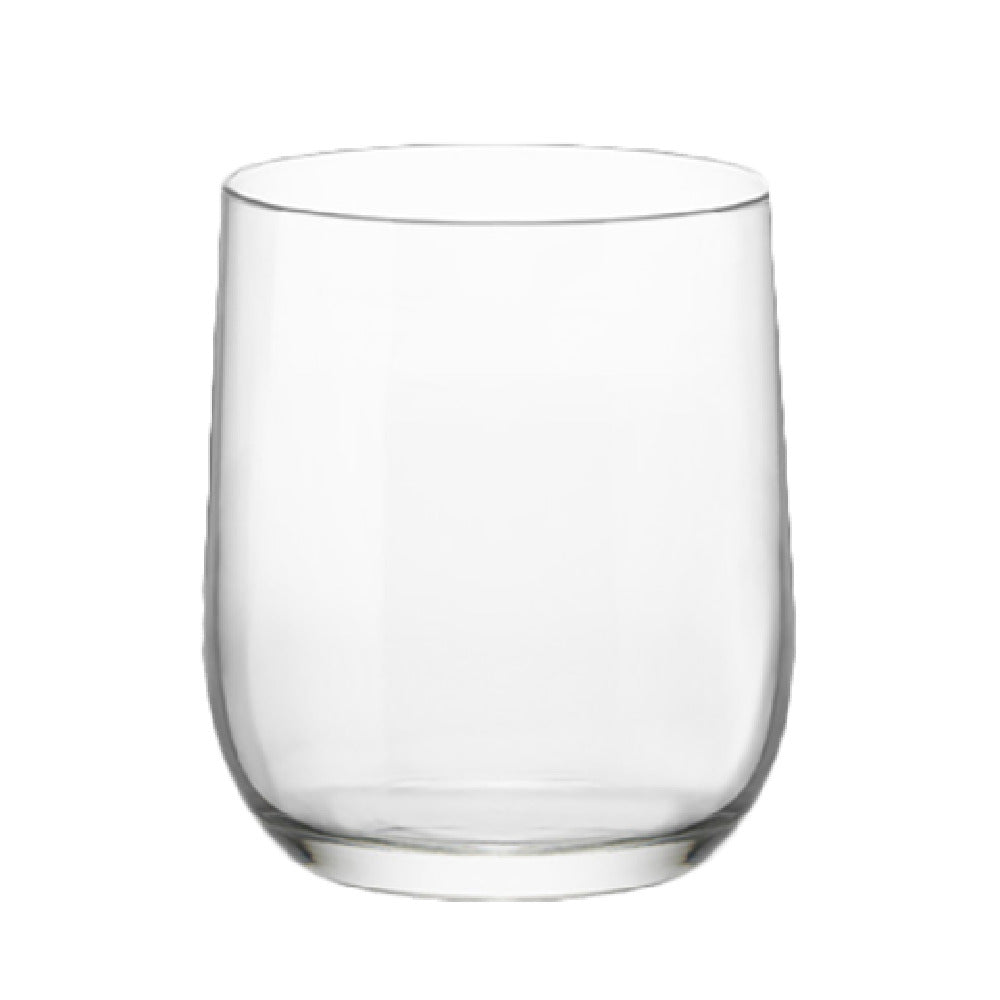 Steelite 4938Q308 Double Old Fashioned Glass 13-1/2 Oz. (H 3-7/8" M 3-3/8" T 3-1/8" B 2-1/4") Laser Cut