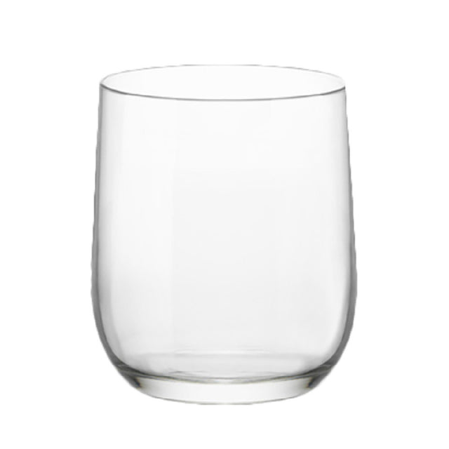 Steelite 4938Q308 Double Old Fashioned Glass 13-1/2 Oz. (H 3-7/8" M 3-3/8" T 3-1/8" B 2-1/4") Laser Cut