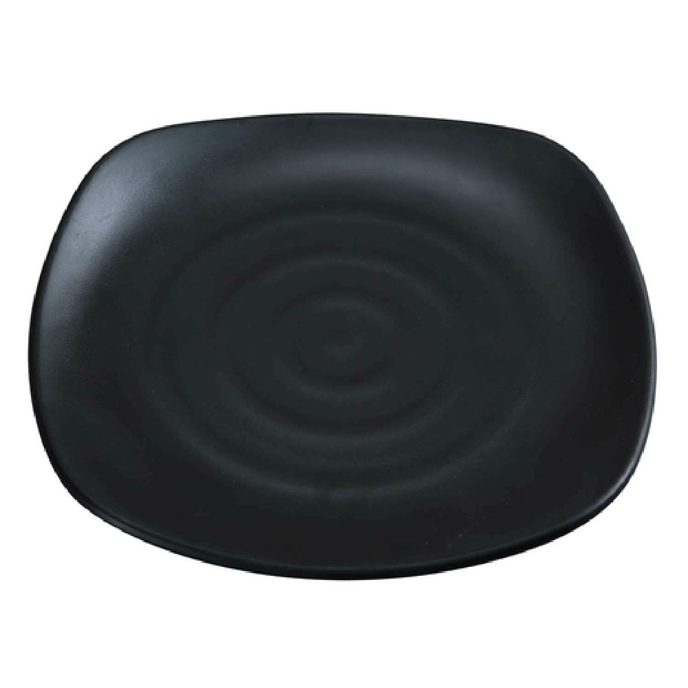 Yanco BP-1112 Black Pearl Plate 12"L X 12"W Square