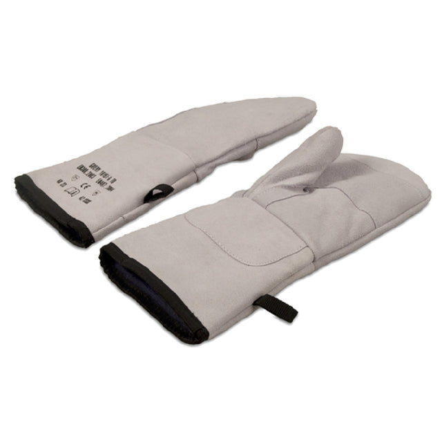 JB Prince A166 Oven Mitt 13-1/2"L Heat Resistant Up To 482°F (250°C)