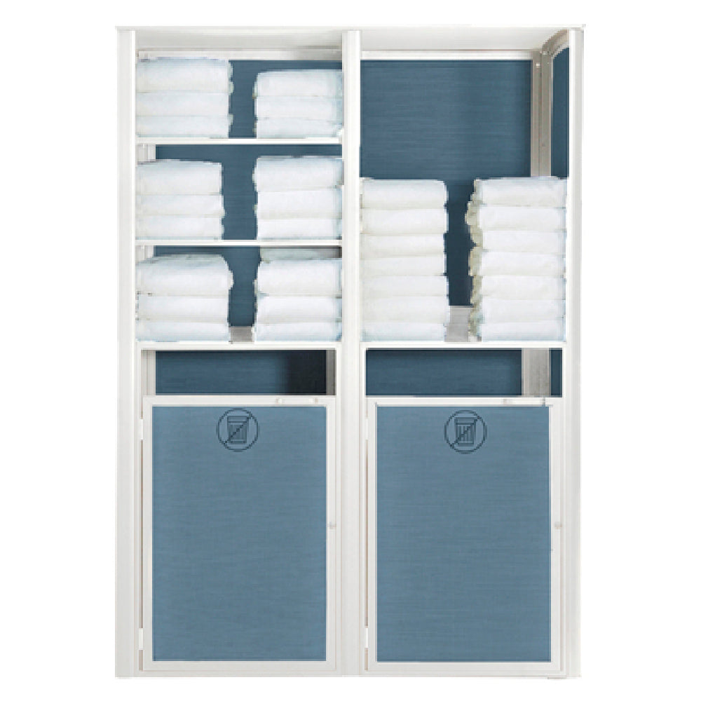 Grosfillex US034096 Sunset Towel Valet Double Unit 48"W X 25"D X 70"H