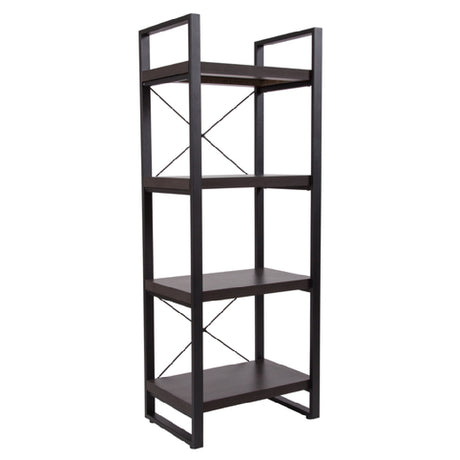 Flash Furniture NAN-JH-1734-GG Thompson Collection Bookshelf 23-1/2"W X 15-3/4"D X 62"H Overall