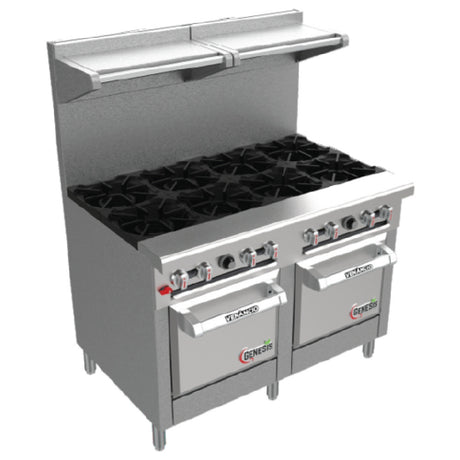 Venancio G722ST-72B_LP Genesis Series Restaurant Range Gas 72"W