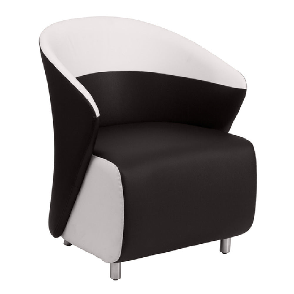 Flash Furniture ZB-7-GG Reception Chair Curved Arms Taut Seat And Back