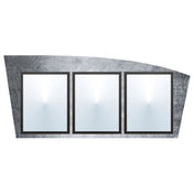Hubert 78533 - Menu Board, 3-pocket, Wall-mount