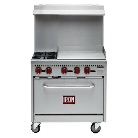 Iron Range IR-2B24G Commercial Range Natural Gas 36"W