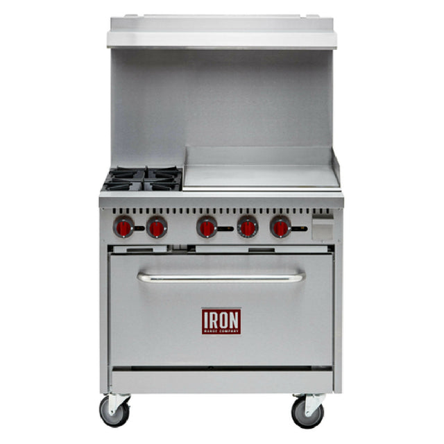 Iron Range IR-2B24G Commercial Range Natural Gas 36"W