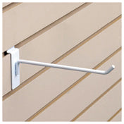 Hubert 92228 - Slatwall Hook, 1/4" Dia. X 8"L, Steel
