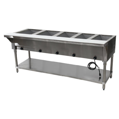 Advance Tabco HF-5E-240-X Hot Food Table Electric 77-3/4"W X 30-5/8"D X 34-3/8"H