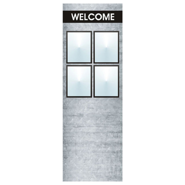 Hubert 93280 - Menu Board, 4-pocket, Floor Stand