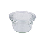 PacknWood 294WEK976 - Bokocook Weck Glass Jar With Glass Lid, 5.5oz., 3.14"D X 1.96"H