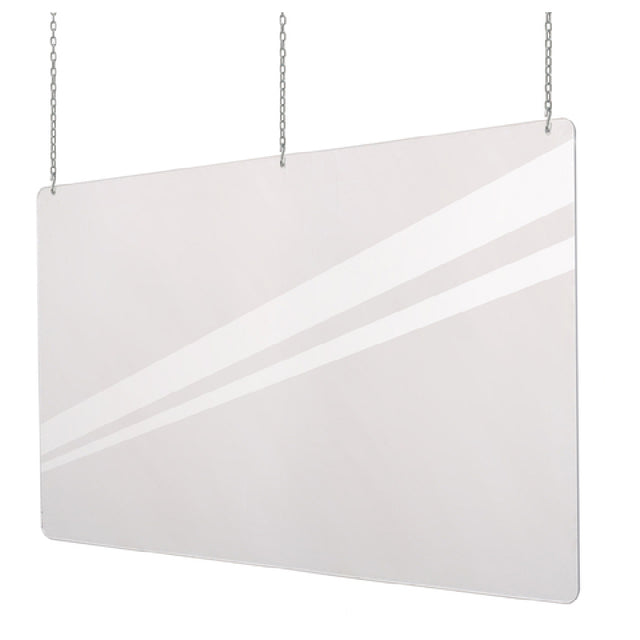 Eagle YJ-4271-00 Eagle Breath Shield Ceiling Mounted 94-1/2" W Horizontal Orientation