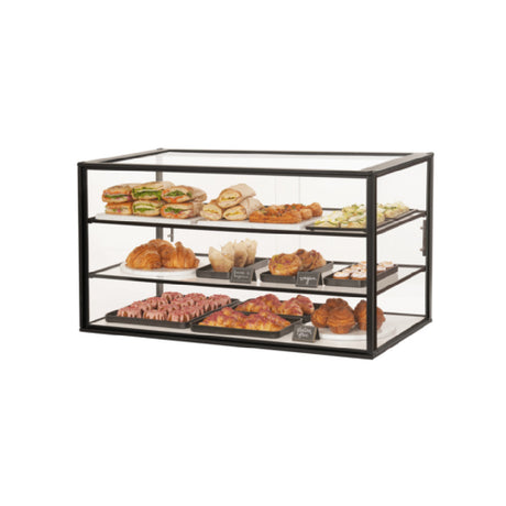 Cal Mil 23765-3-13 Onyx Case 3-tier Knockdown
