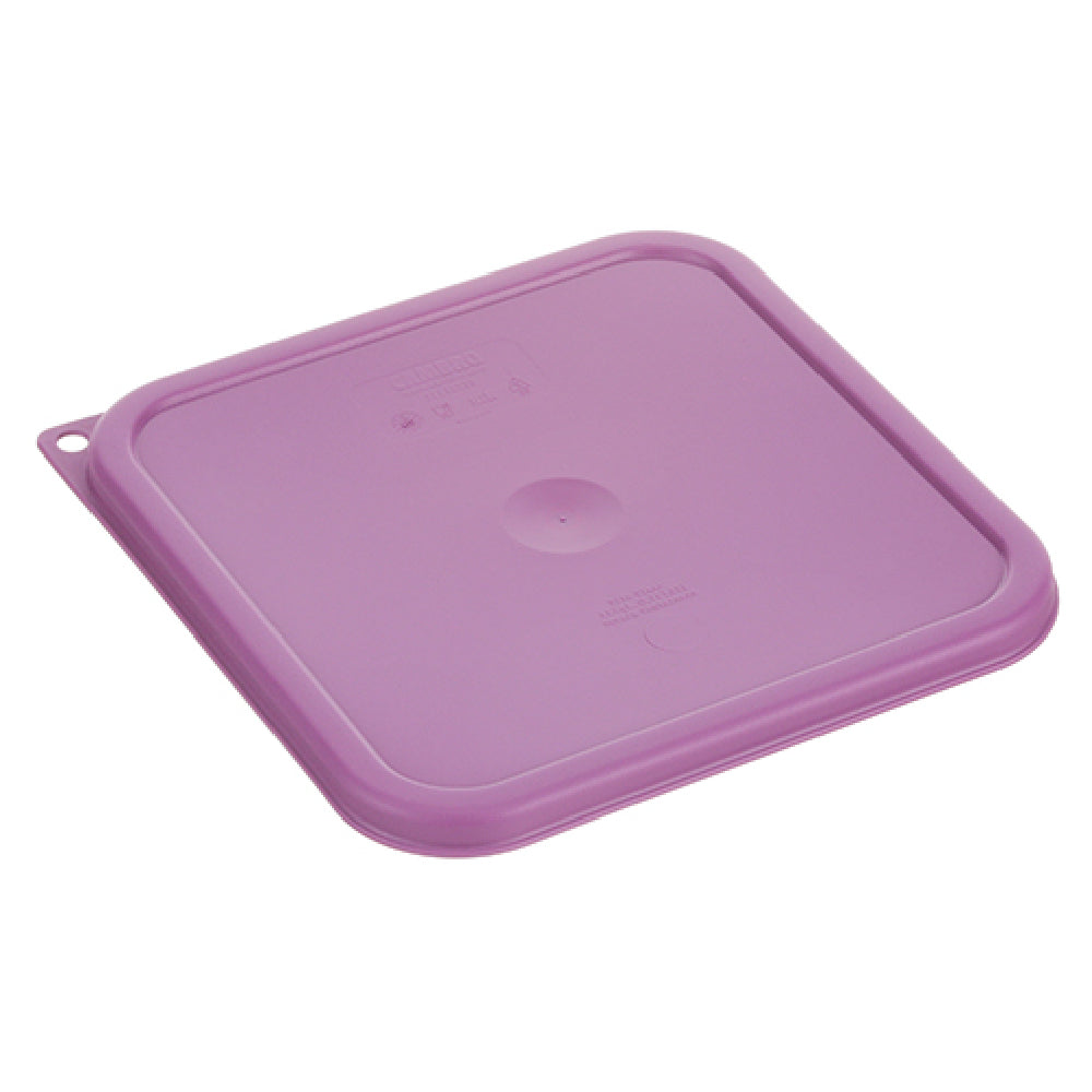 Cambro CAMSFC6SCPP441 6 8 Qt Camsquare Cover Purple Allergen Free