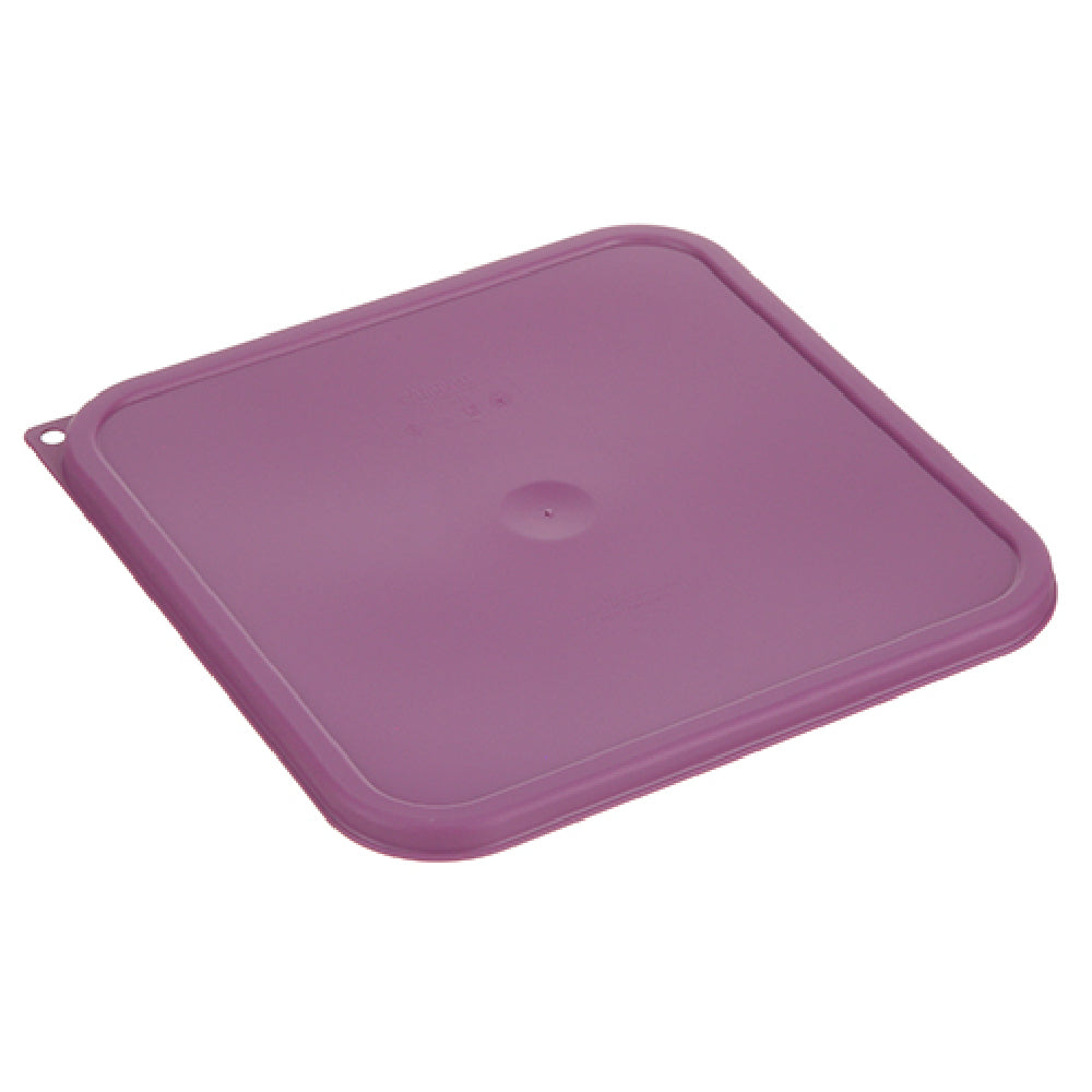 Cambro CAMSFC12SCPP441 Purple Camsquare Lid Fits 12 18 And 22 Qt