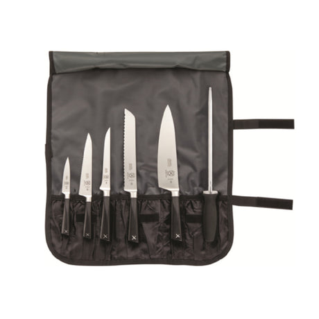 Mercer M21830 - ZüM® Knife Roll Set, 7-piece, Includes: (1) 3" Paring Knife