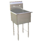 GSW USA SEE18181P Prep Sink One Compartment 21-1/8"W X 21"D X 45"H
