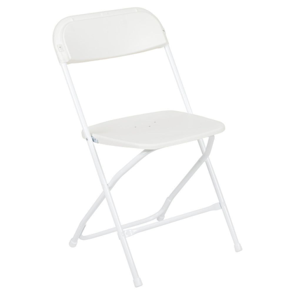 Flash Furniture LE-L-3-WHITE-GG Hercules Series Premium Folding Chair 650 Lb. Weight Capacity