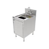 Perlick TSF18DS-TR TSF Series Underbar Storage Cabinet Sink Unit With Waste Chute