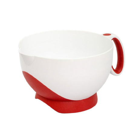 Browne Foodservice 74703605 CUISIPRO Deluxe Batter Bowl 3.5qt/3L 14cups Red 11.5" X 9.25" X 6"