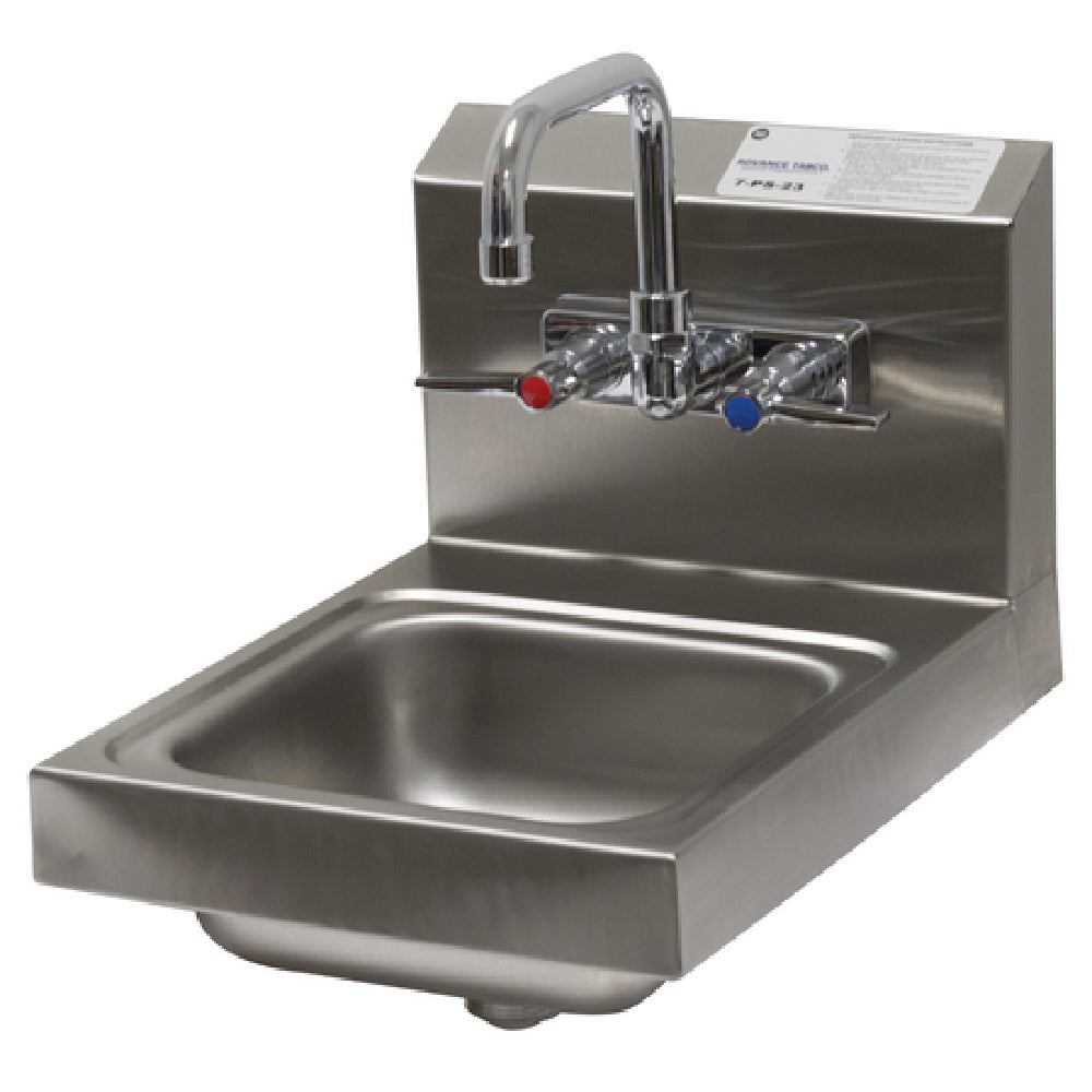 Advance Tabco 7-PS-23 Hand Sink Wall Mounted 9" Wide X 9" Front-to-back X 5" Deep Bowl