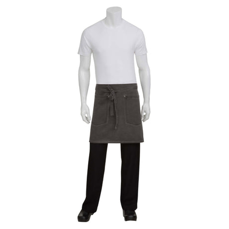 Chef Works AHWAQ014-PEW-0 Dorset Bistro Apron 19"L X 31" Half Length