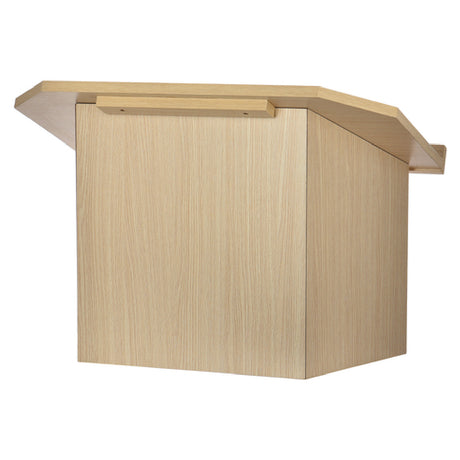 Alpine Industries ADI661-05-MEO Foldable Tabletop Lectern Medium Oak Finish