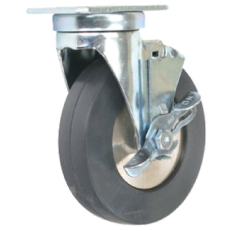 Forbes Industries 1618\1618BK 5" Special Grey Wheel & Swivel Caster (1618-S) With Brake