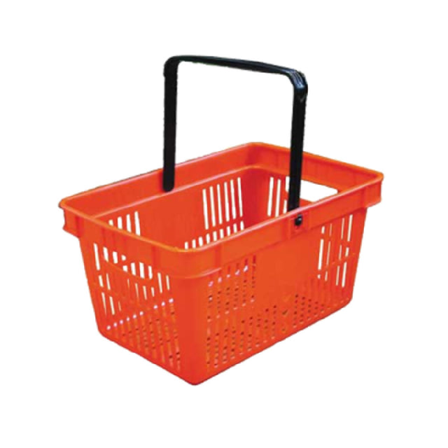 Omcan 21183 (21183) Shopping Basket (2) Black Plastic Handles 35 Lb Capacity