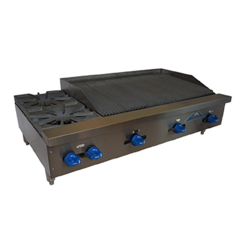 Comstock-Castle FHP48-3RB Hotplate/Char-Broiler Combination Countertop Gas