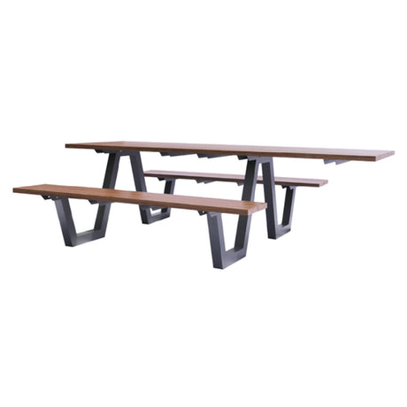 Emuamericas Llc A1821A-22-404 Sid Picnic Table 70" X 96" X 30"H Overall 32" X 96" Rectangular Top