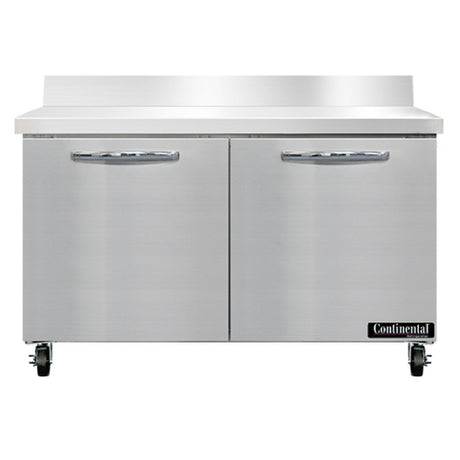 Continental Refrigerator SW48NBS Work Top Refrigerator 48"W 13.4 Cu Ft Capacity