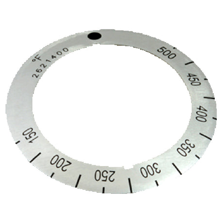 Franklin Machine Products 229-1190 Dial Insert 2-3/8" OD X 1-3/4" ID 150-500° F Scale Only