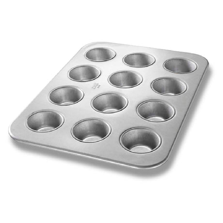 Chicago Metallic 45225 Cupcake/Muffin Pan 12-7/8" X 17-7/8" Overall Makes (12) 2-3/4" Dia. Muffins