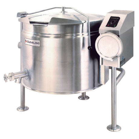 Cleveland KEL40TSH_208/60/3 Short Series™ Steam Jacketed Kettle Electric Manual Tilting