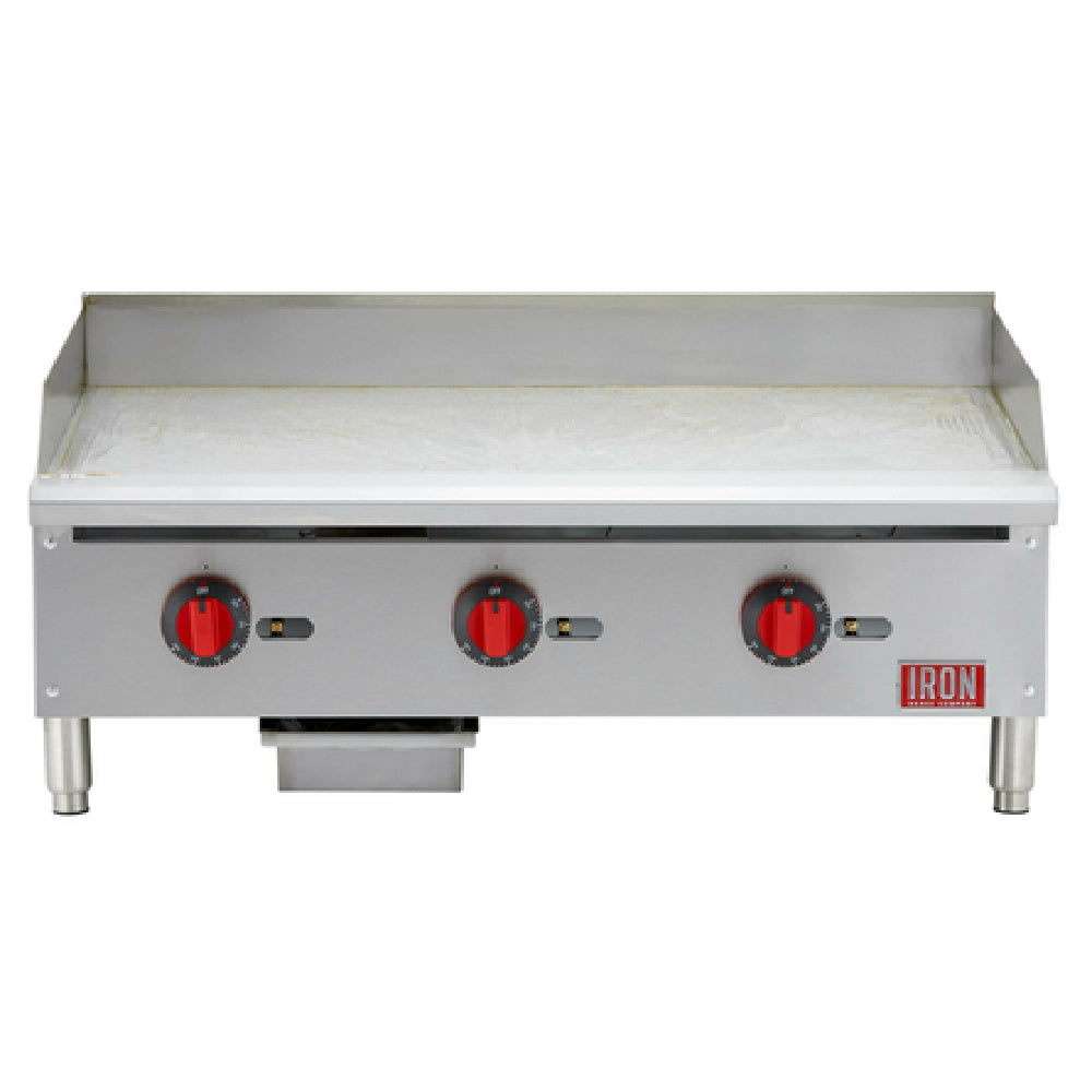 Iron Range IRTG-36 Commercial Griddle Natural Gas Countertop
