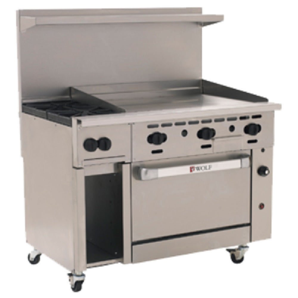 Wolf C48S-2B36GT_NAT Challenger XL™ Restaurant Range Gas 48"