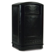 Rubbermaid FG396400BLA - Plaza™ Container, 50 Gallon, 24-3/4"W X 25-1/4"D X 42-1/8"H