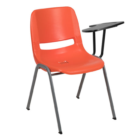 Flash Furniture RUT-EO1-OR-LTAB-GG Hercules Series Ergonomic Shell Chair 880 Lb. Weight Capacity