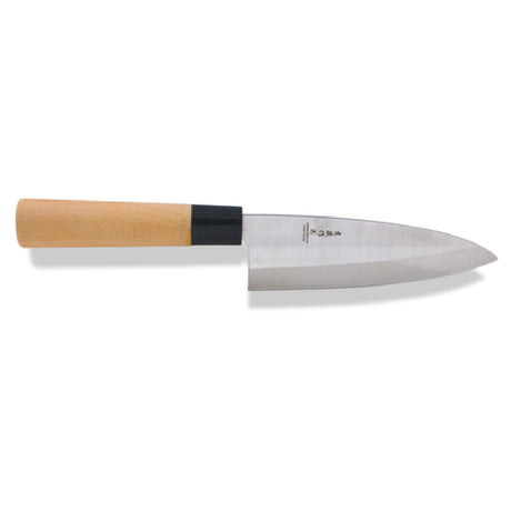 Crestware KN312 Deba Knife 7" High Carbon German Molybdenum Vanadium Steel Blade