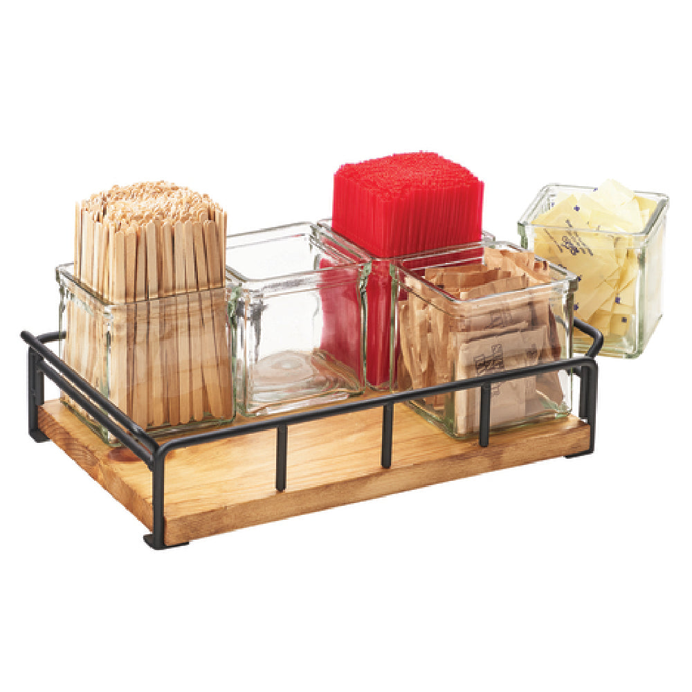 Cal Mil 3713-99 Madera Jar Organizer 13-1/2"W X 8-1/2"D X 5"H Rectangular