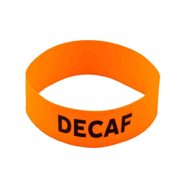 TableCraft Products 13091 - Airpot Band, "Decaf", 5" X 5" X 2"