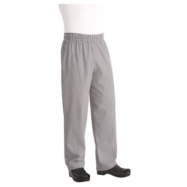 Chef Works NBMZ-SCH-XS Essential Baggy Pants Elastic Waistband With Drawstring