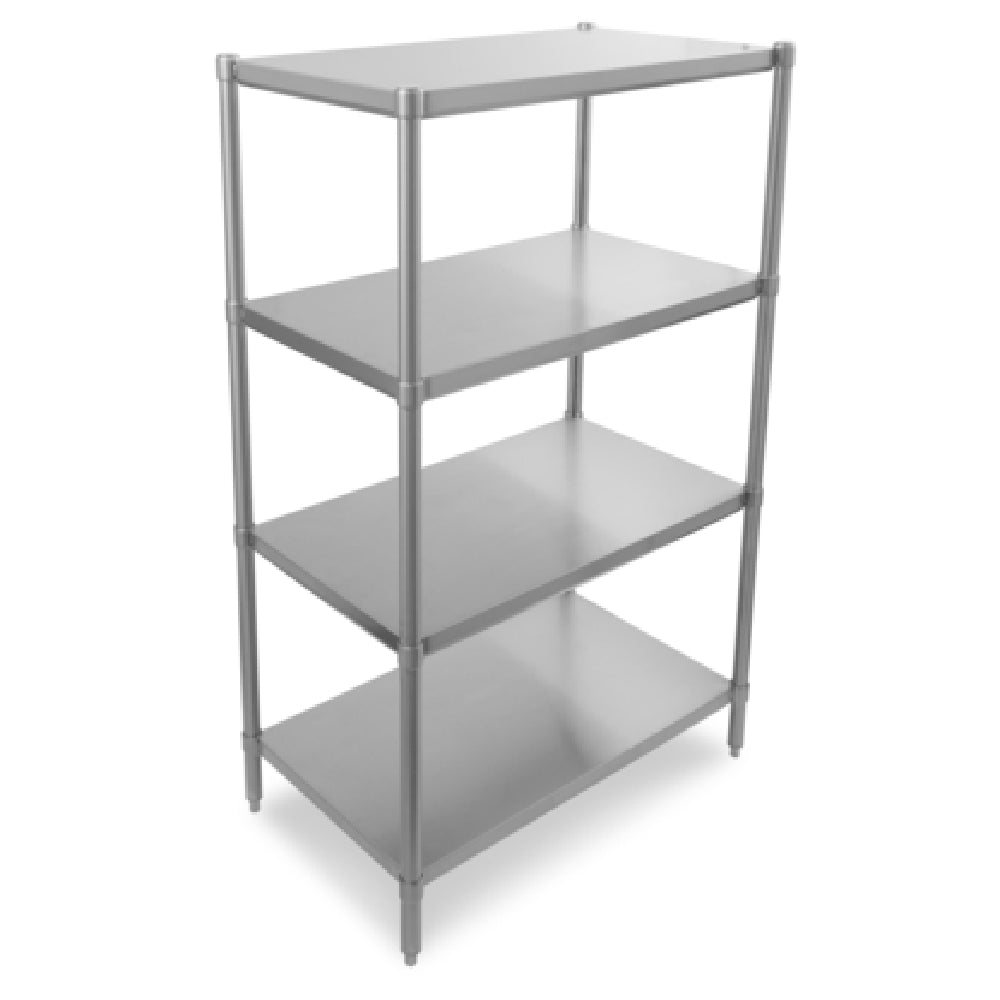 John Boos SUS-243036-2 Dry Storage Shelving Unit 30"W X 24"D X 36"H (2) Adjustable Shelves