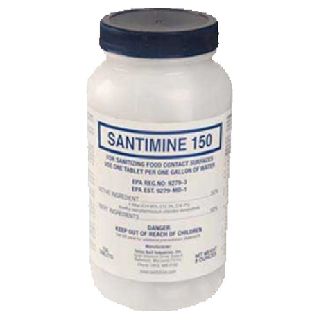 Franklin Machine Products 142-1572 Quaternary Sanitizing Tablets 1 Tablet Yields 1 Gallon Of Sanitizing Solution (150 Tablets Per Bottle)