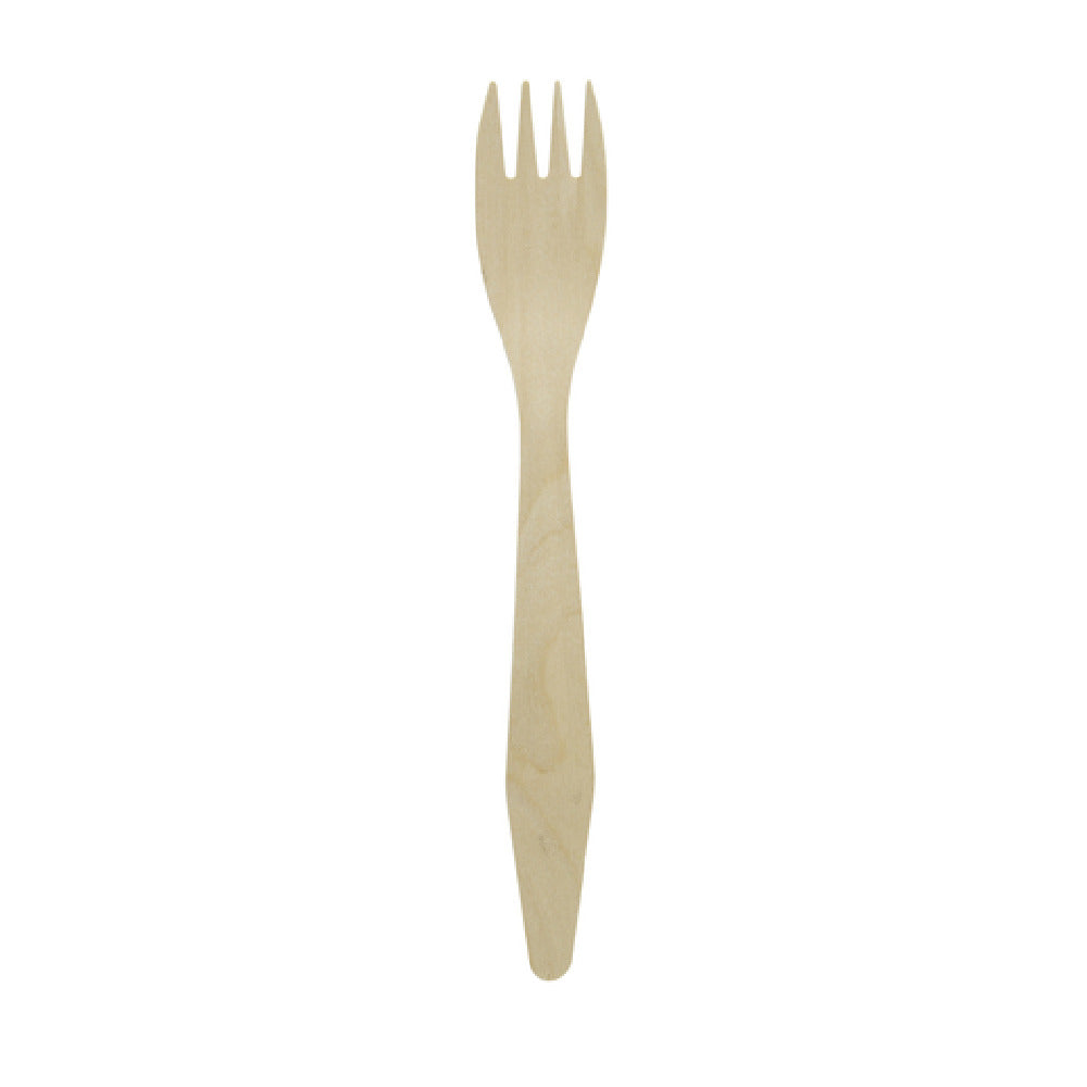 PacknWood 210CVB191 - Fork, Heavy Weight Wooden Fork, 7.3in
