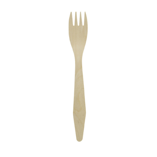 PacknWood 210CVB191 - Fork, Heavy Weight Wooden Fork, 7.3in