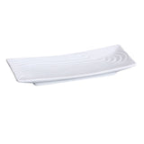 Yanco FU-2108 Fuji Sushi Plate 8"L X 3-1/8"W Rectangular