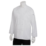 Chef Works JLLS-WHT-2XL Calgary Chef Coat Double-breasted Long Sleeves